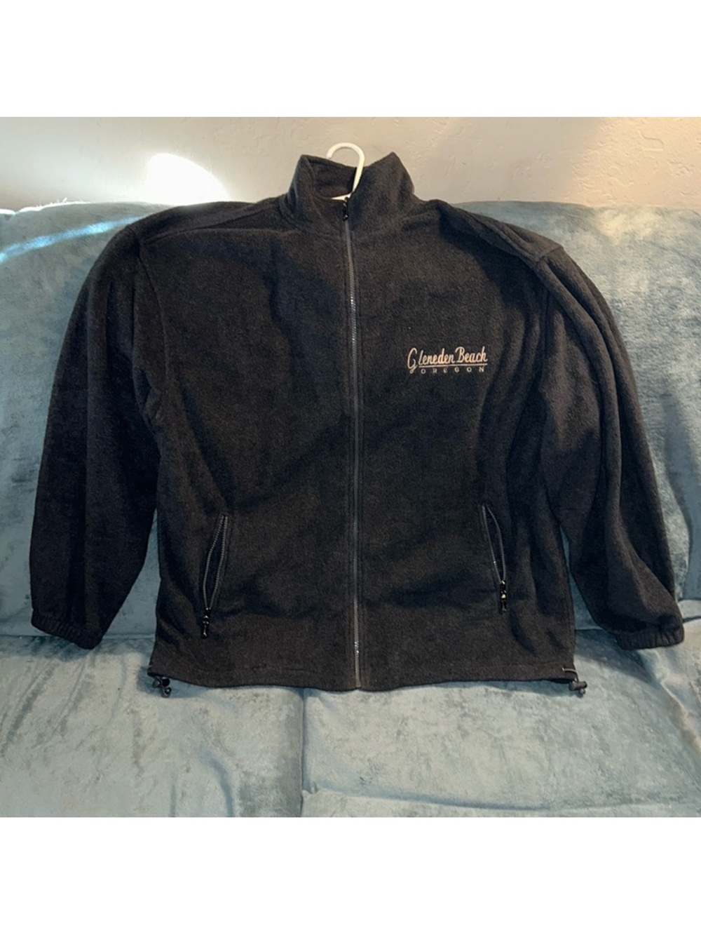 Cheneral the original XL Glenden Beach Oregon dark grey Full-Zip Fleece Jacket